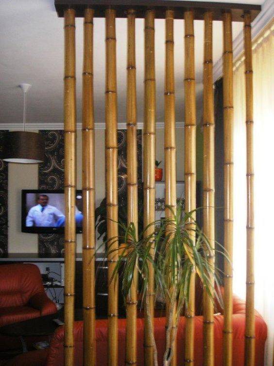Использование в интерьере помещений бамбуковых обоев