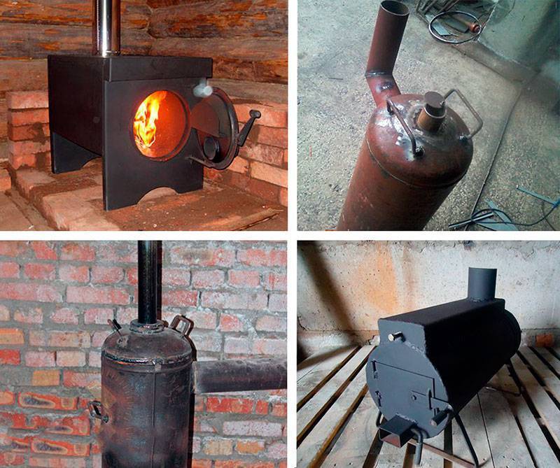 Печь для гаража своими руками из металла: как правильно сделать, как сварить, чертежи моделей длительного горения, фото и видео