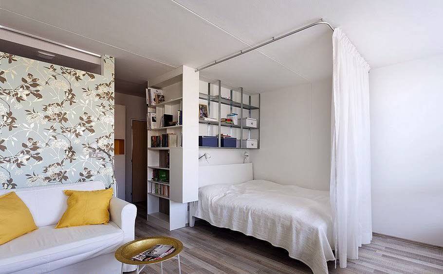 Как разделить спальню: 107 фото вариантов сделать пространство уютным и функциональным
