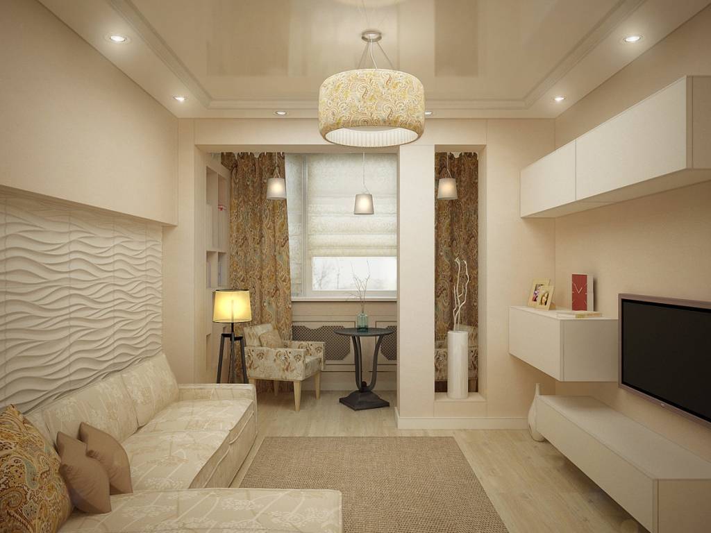 Спальня-гостиная площадью 18 кв. м: особенности дизайна совмещенной комнаты