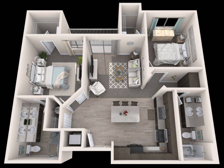Планы трехкомнатных квартир (43 фото): планировка 3-комнатной «хрущевки» или «распашонки», план улучшенной квартиры 81 метров и других размеров