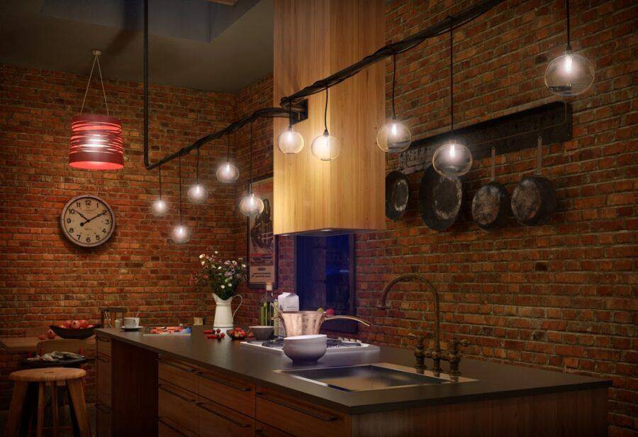 Стиль лофт в интерьере кухни: фото, идеи, дизайн