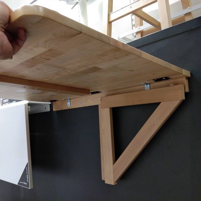 Откидной столик на балкон или кухню своими руками. как сделать: чертежи, материалы и инструмент
