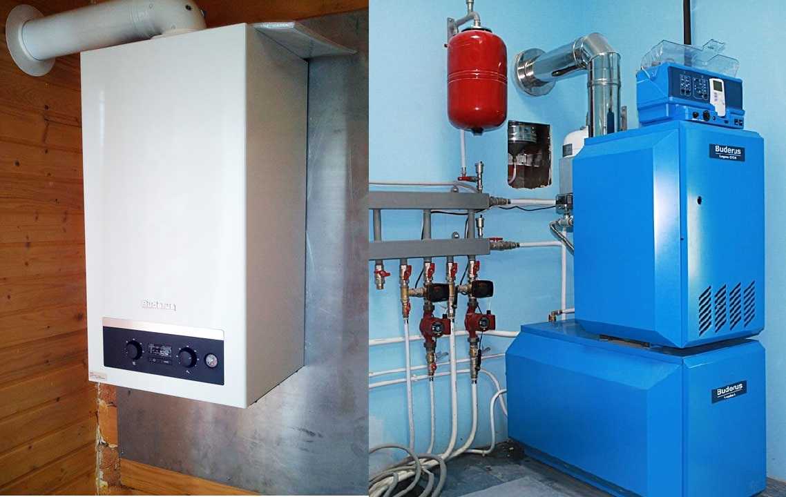 Оптимальная схема отопления частного дома с газовым котлом