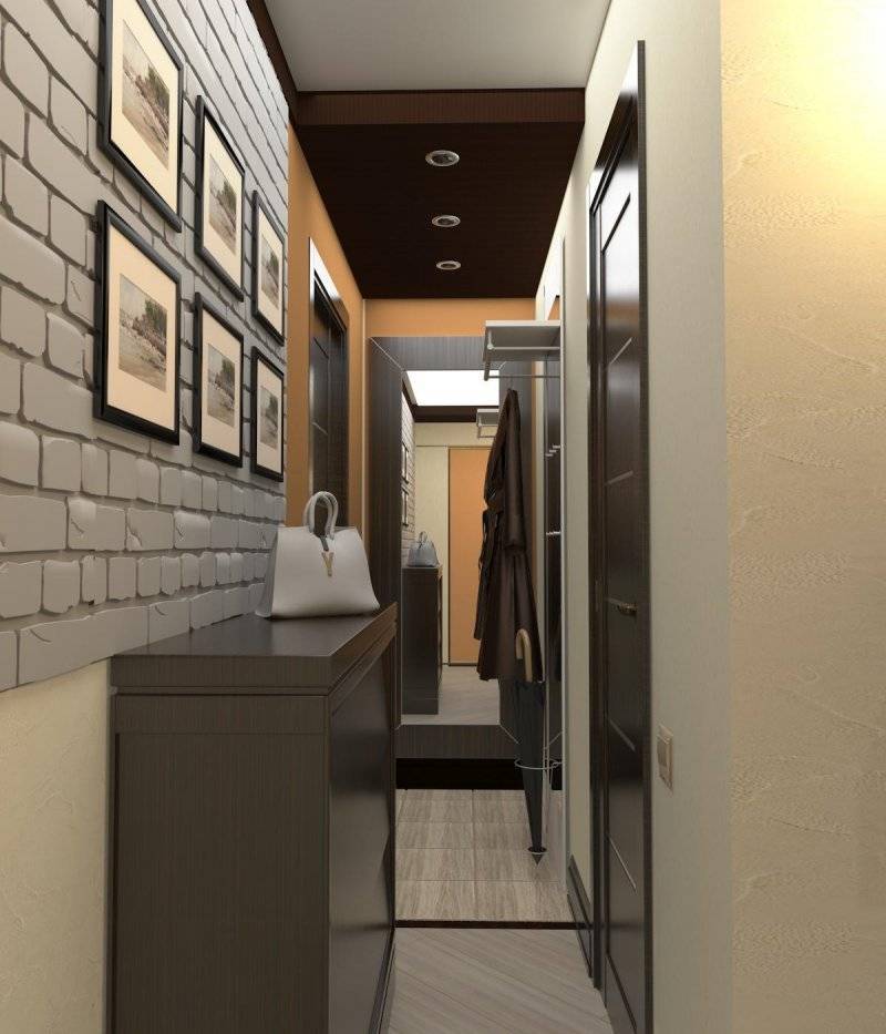 Интересные варианты дизайна маленьких коридоров
