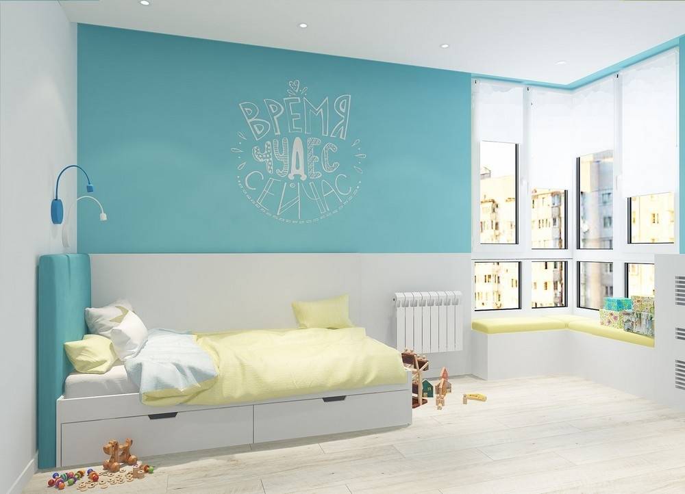 Стены в детской — яркие идеи дизайна и нюансы оформления стен и потолка для детской (120 фото и видео)