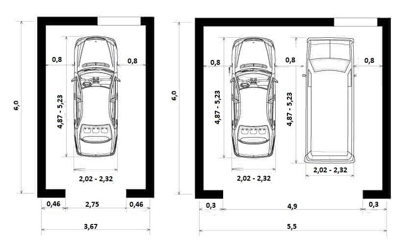 Ширина гаражных ворот для легкового автомобиля: размеры гаражных ворот, стандарты и особенности конструкции