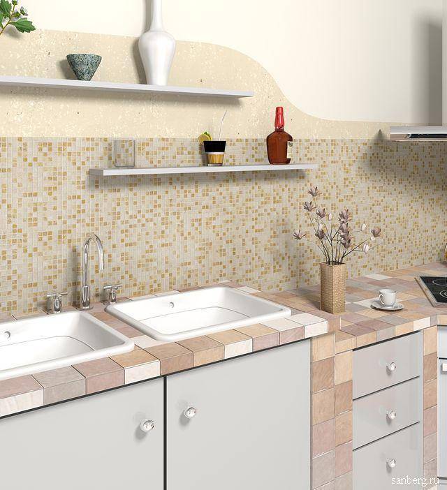 Панно из плитки на кухню: для фартука, стены, пола, виды кухонного панно