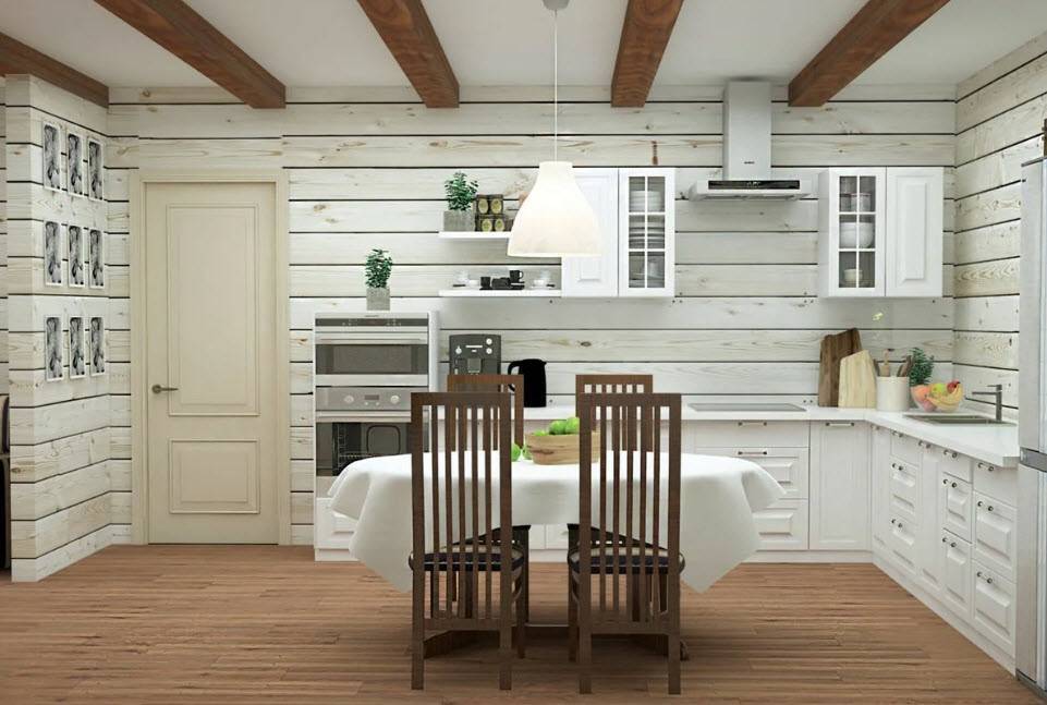 Вагонка на кухне (67 фото): отделка в интрьере деревянного частного дома, примеры обшитой панелями комнаты, отделанный вагонкой фартук