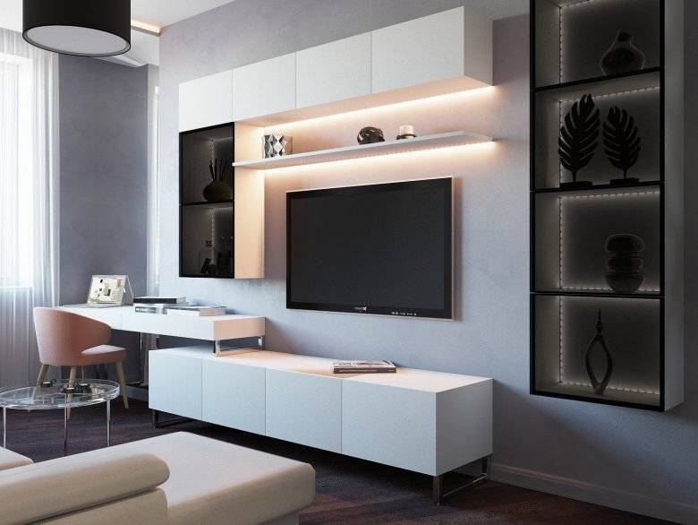 Гостиная с камином и телевизором: 50+ фото в интерьере, красивые идеи дизайна