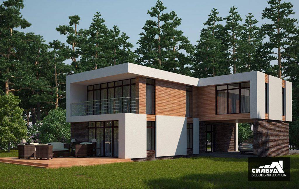 Дома с плоской крышей - 100 фото лучших вариантов конструкции и современного дизайна