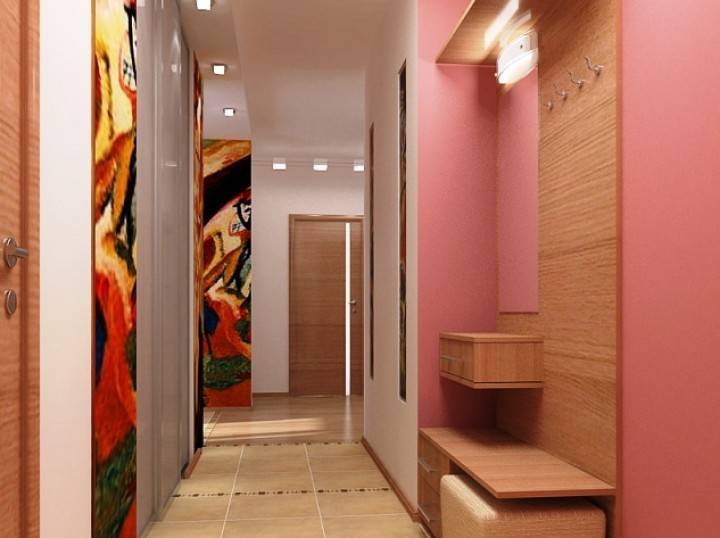 Идеи оформления стен в маленьком коридоре и прихожей: фото и выбор дизайна обоев