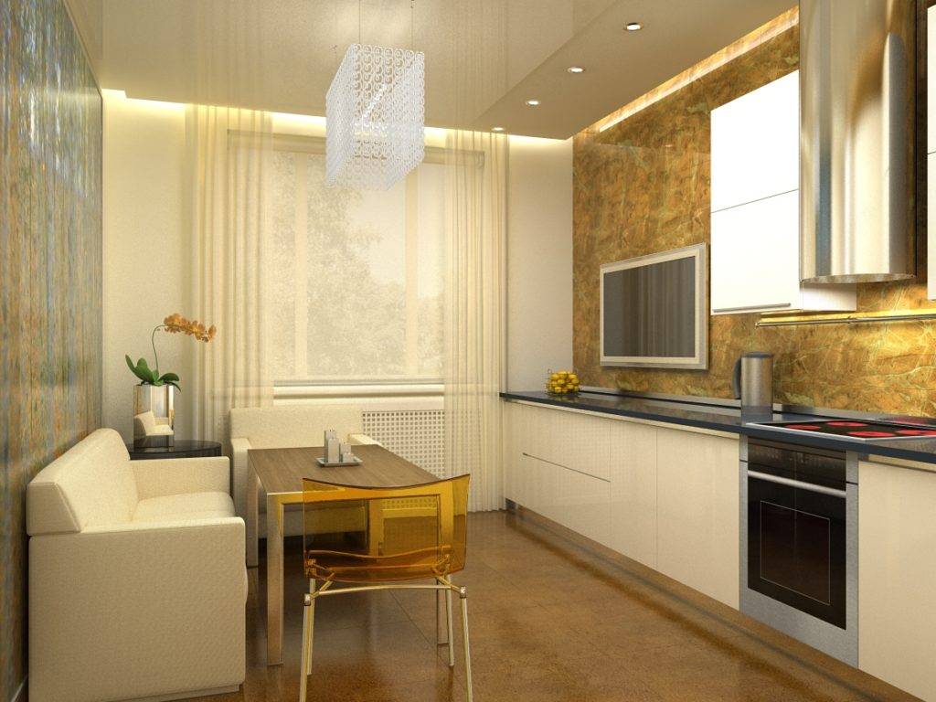 Дизайн кухни площадью 25-30 кв. м