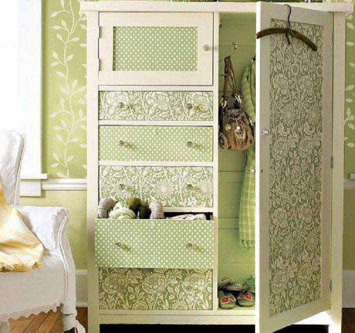 Декор старого шкафа своими руками: 11 идей как украсить и реставрировать шкаф - стильный и современный дизайн интерьера для вас