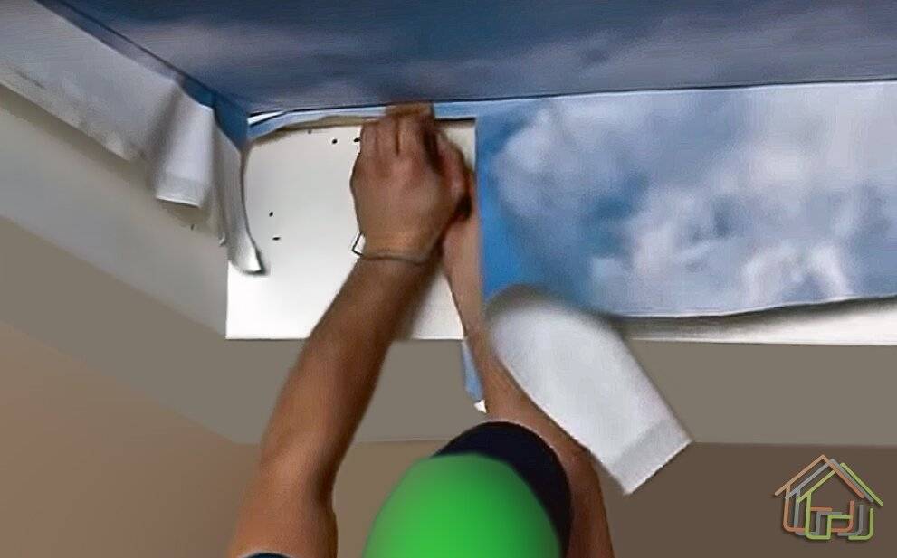 Как снять натяжной потолок своими руками: демонтаж с последующей установкой