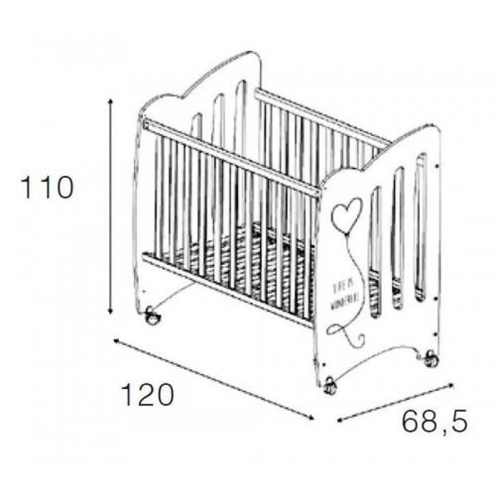 Стандартные размеры детской кроватки от новорожденных до подростков