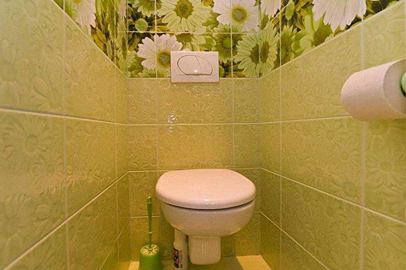 Дизайн плитки в туалете — 45 фото с красивым оформлением