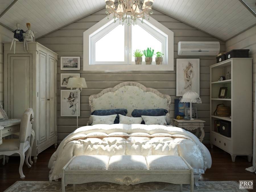 Интерьер спальни в стиле прованс: ремонт + дизайн