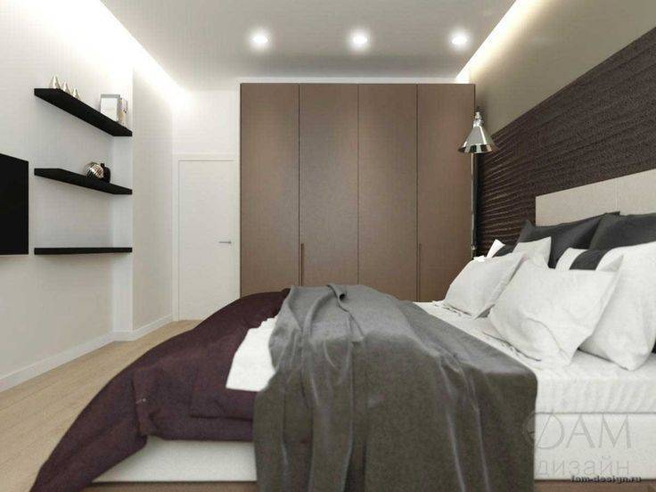 Современный дизайн спальной комнаты 13 кв м