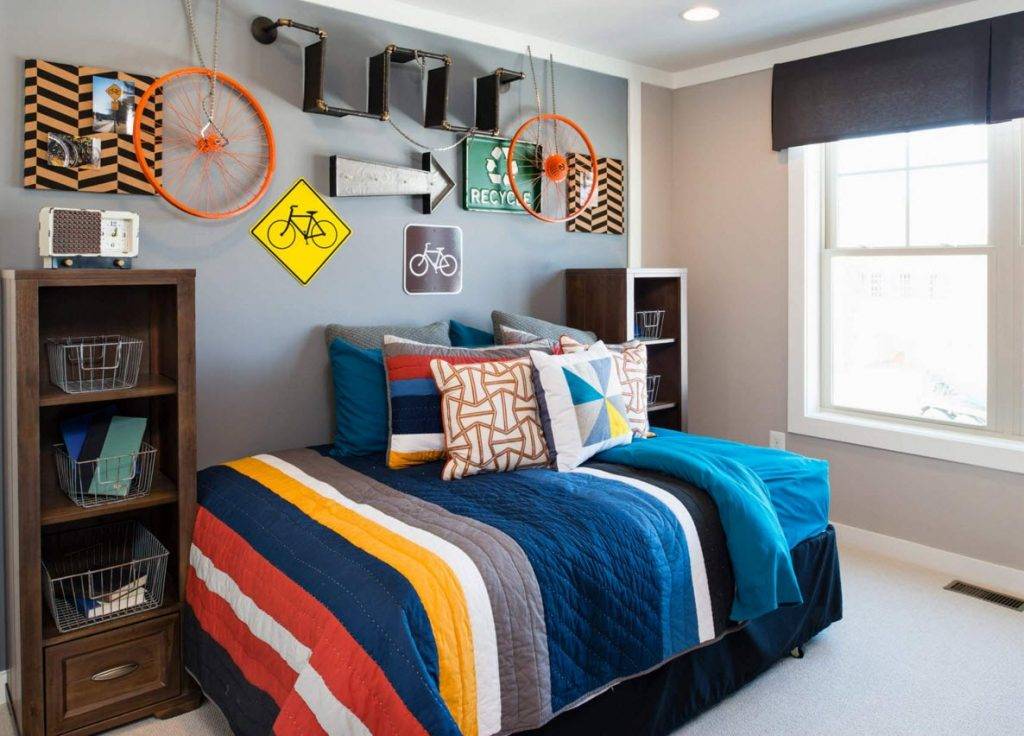 Дизайн спальни для мальчиков — более 20 фото интерьера