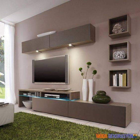 Дизайн гостиной с телевизором (43 фото): тв-зона в интерьере, оформление ниши из гипсокартона в углу