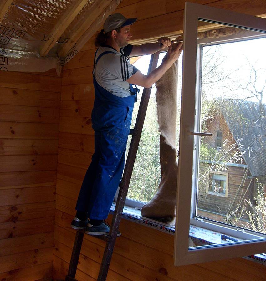 Монтаж пластиковых окон в деревянном доме: как самостоятельно установить пвх окна - 1drevo.ru