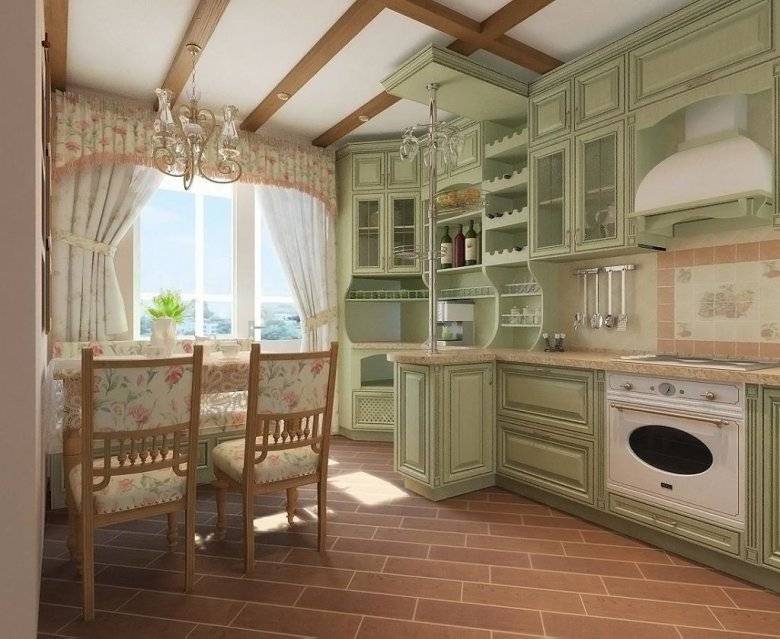 2021 ᐈ ???? (+80 фото) кухня в стиле прованс 45 фото в интерьере
