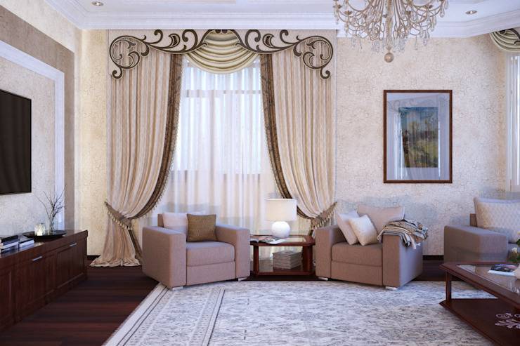 Шторы для гостиной фото: красивые занавески, классика своими руками, образцы в классическом стиле, оформление