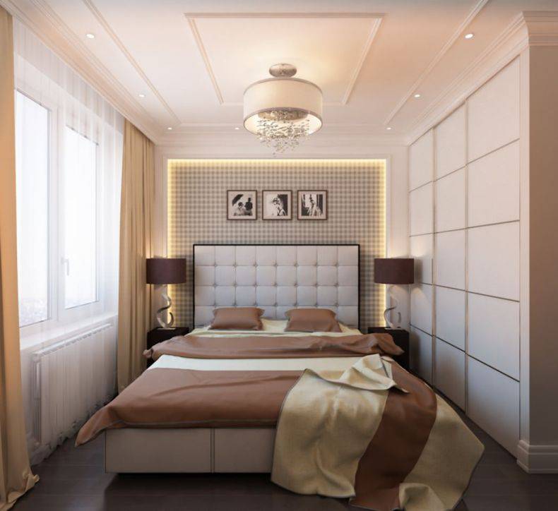 Дизайн интерьера спальни 3х4 с фото