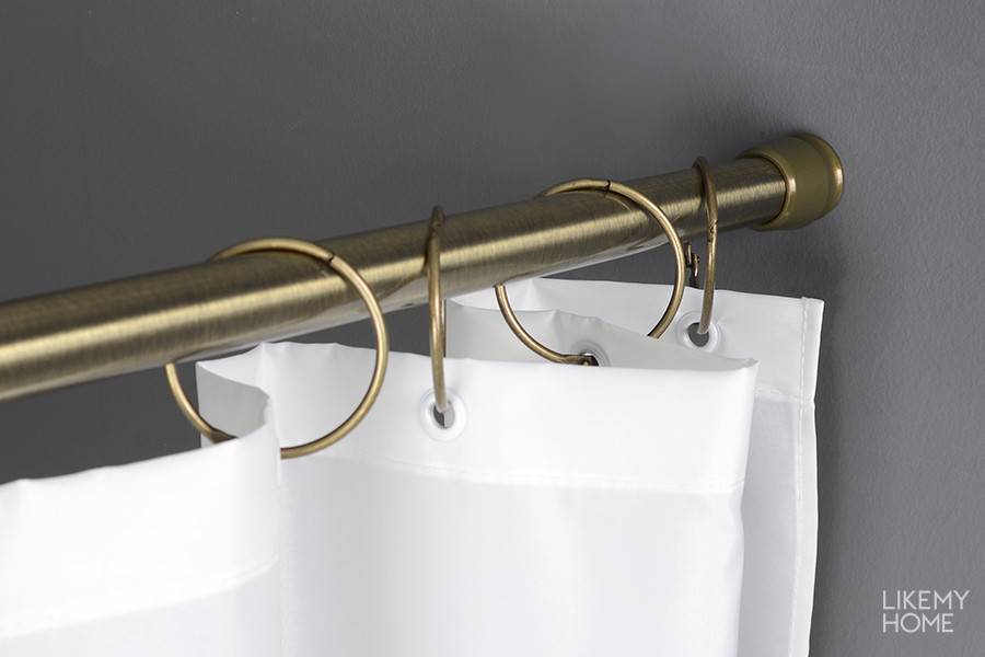 Как выбрать и установить карниз для шторы в ванную: пошаговый инструктаж