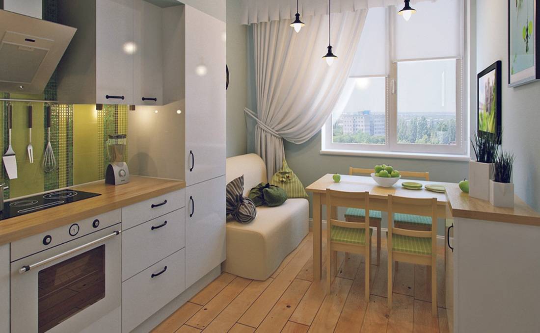 Дизайн кухни 13 кв.м.: планировка, зонирование, стиль - 75 фото