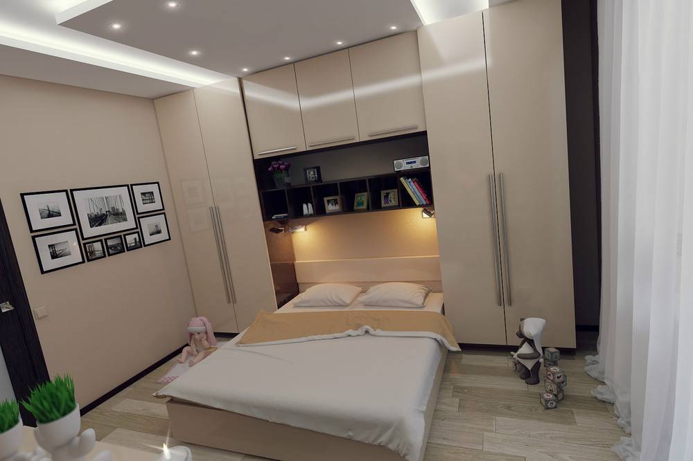 Спальня 14 и 13 кв. м фото современных дизайнов, планировка, отделка и мебель