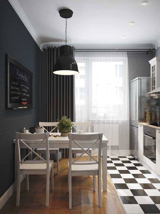 Кухня 9 кв. м. – лучший дизайн интерьера и обзор оптимальных вариантов размещения мебели (75 фото)