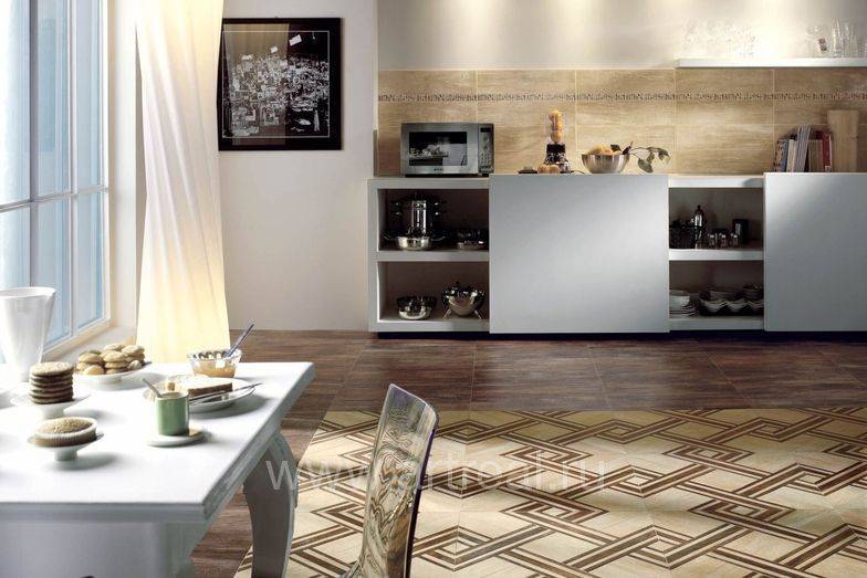 Дизайн плитки на кухне +56 фото оформления пола - «интерьер кухни» » «дизайна интерьера»