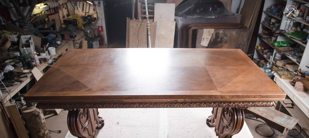 Старый стол – реставрация простая и быстрая - каталог статей на сайте - домстрой
