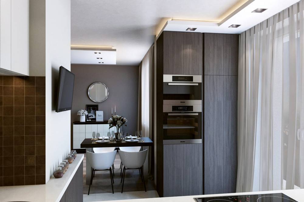 Дизайн кухни 3 на 3 метра (70 фото): красивые интерьеры кухонь, идеи ремонта