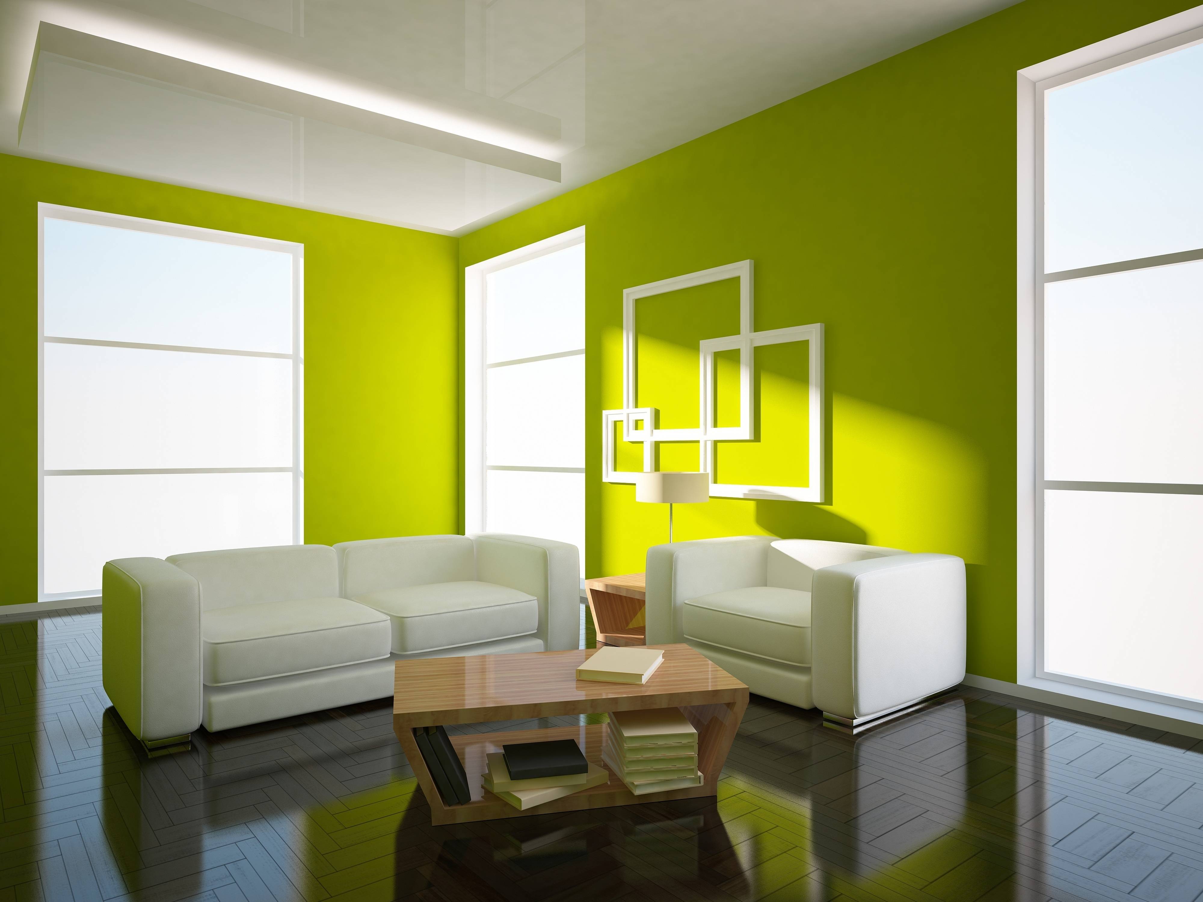Зеленые обои в интерьере квартиры: 70 фото и современных идей