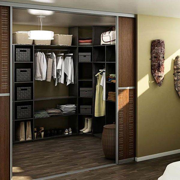 Гардеробная в прихожей: мебель угловая в коридоре, комната со шкафом в однокомнатной квартире, ниша и дизайн