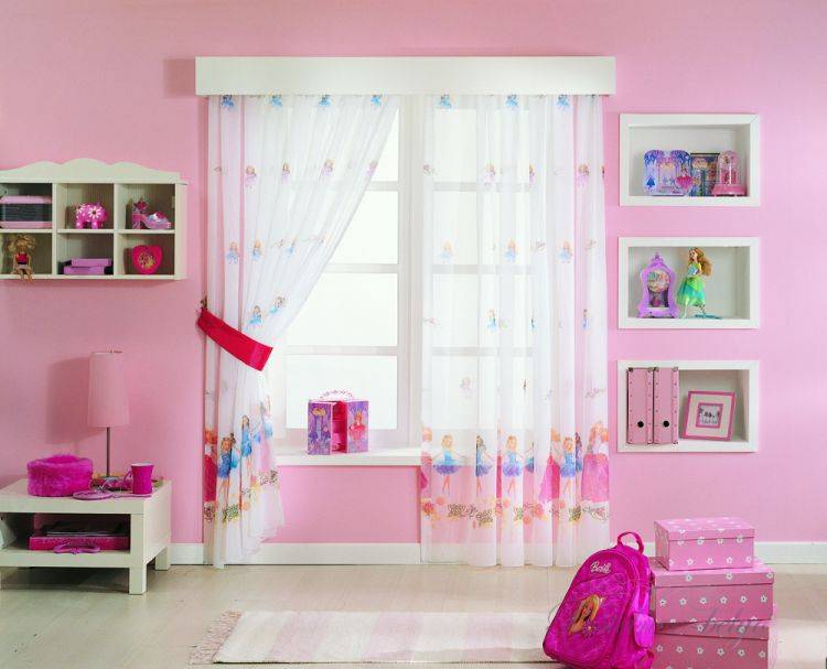 Короткие шторы в детскую (23 фото): выбираем занавески до подоконника в комнату ребенка