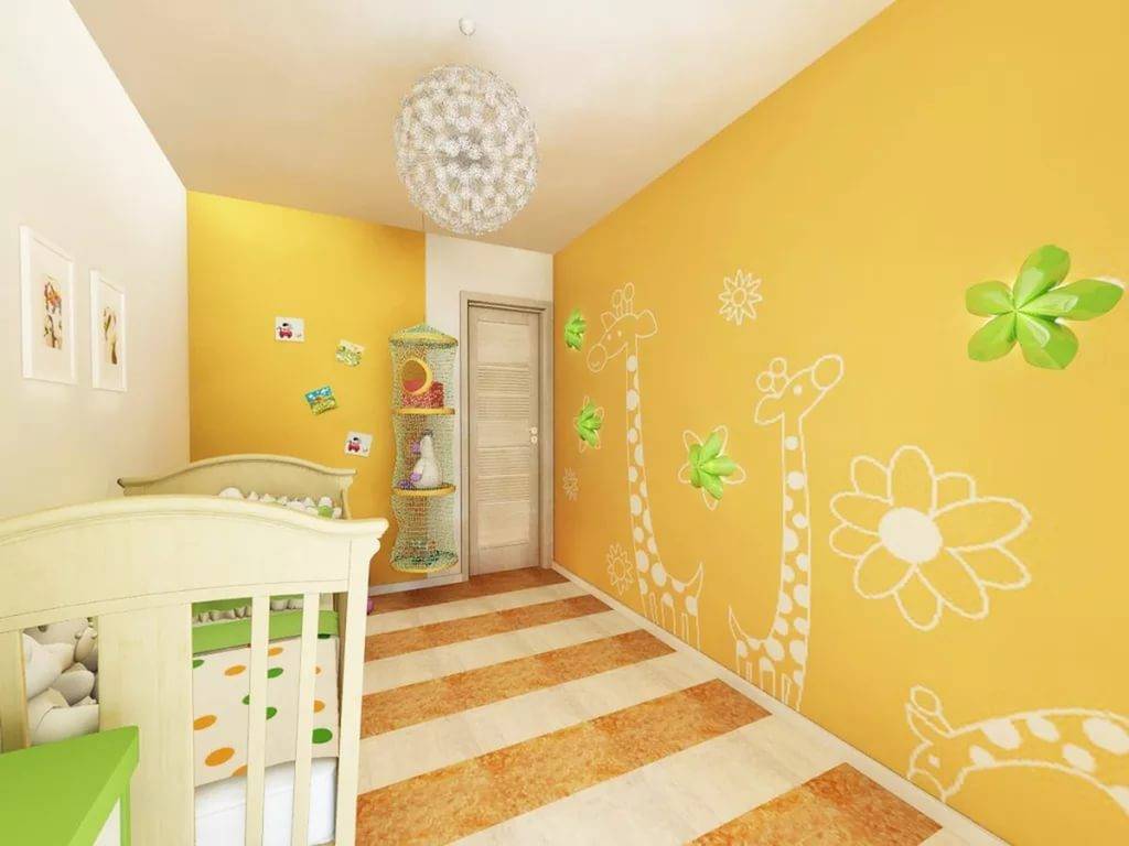 Как покрасить стены в детской комнате: идеи дизайна с разными цветами | дизайн и фото