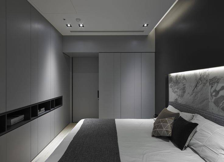 Спальня в стиле хай-тек - 95 фото особенностей создания уютного оформления спальни