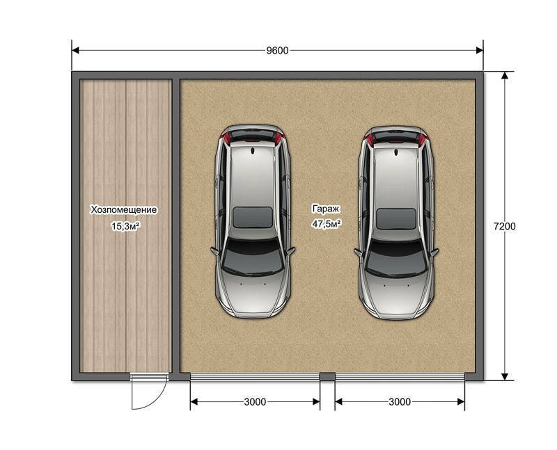 Размеры гаражных ворот для автомобиля (легкового, джипа)