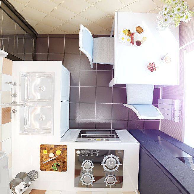45 современных идей дизайна маленькой кухни