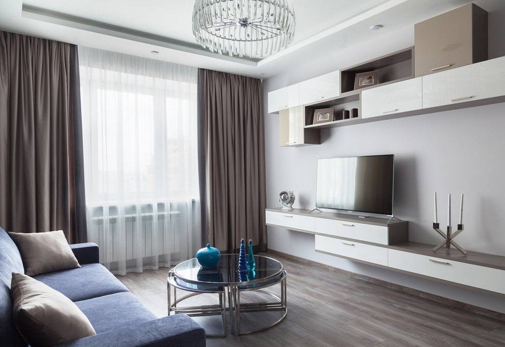 Современный стиль в гостиной — варианты дизайна комнаты 19 кв. метров