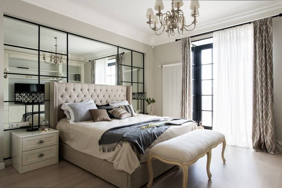 Спальня в стиле неоклассика: 89 фото-идей изящного дизайна