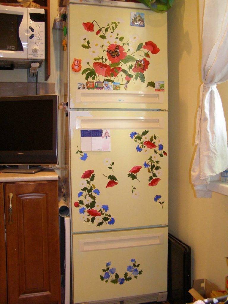 Варианты декора холодильника