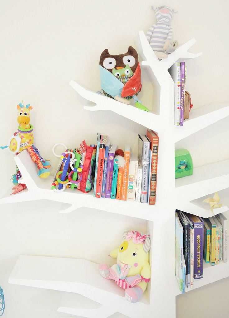 Полки в детскую комнату – как сделать настенные полки для книг, игрушек и украшений (60 фото)