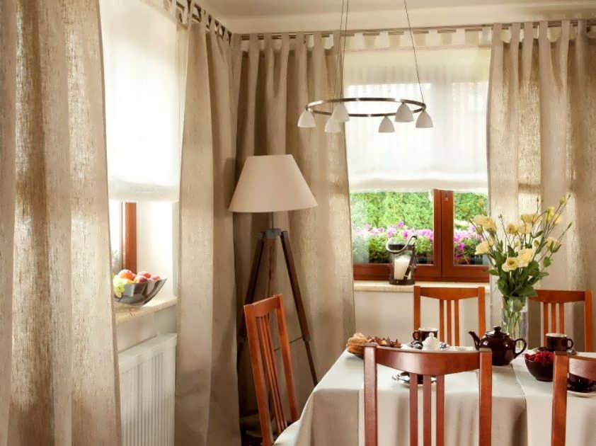 Современные шторы на кухню (94 фото): какие стильные кухонные шторы сейчас в моде? красивые модные модели в стиле классика и другие варианты дизайна