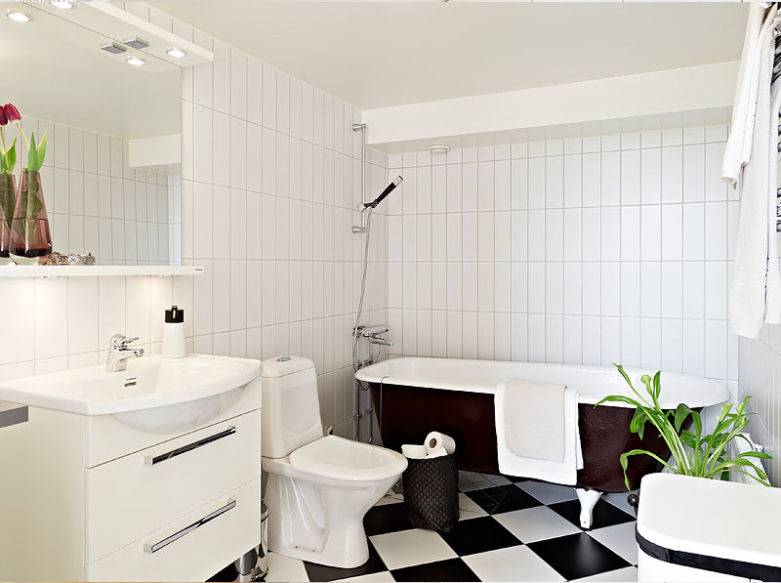 Узкая ванная - 75 фото примеров обустройства и реального оформления дизайна