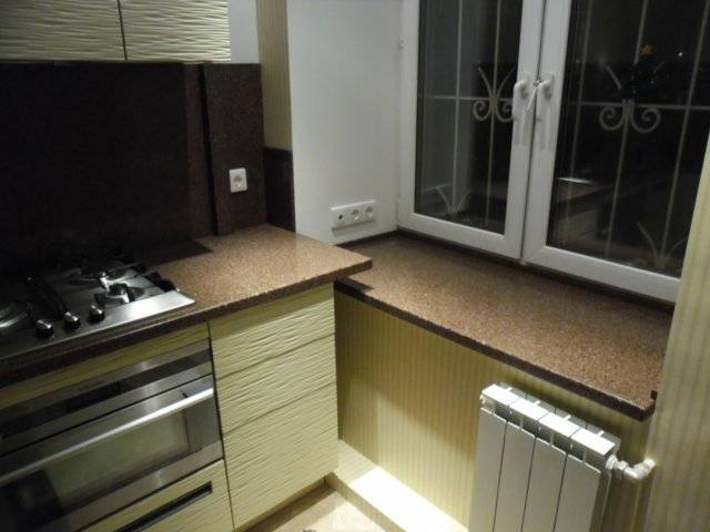 Подоконник-столешница на кухне (58 фото): стол переходящий в подоконник, как сделать совмещенный вариант вместо стола в «хрущевке»